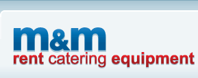 M&M Rent Catering Equipment logo